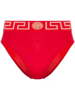 ( Positively Conscious ) Versace A1203 Slip à Bord Greca Femme