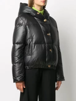 Versace Doudoune à Boutons Embossés A2024 BLACK -Pas Cher Versace Boutique 15356366 27938031 600