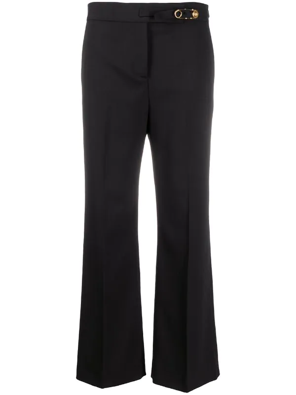 Versace Pantalon à Détails D'épingles à Nourrice Femme 1 Versace Pantalon à Détails D'épingles à Nourrice Femme