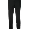 Versace A1008 BLACK Pantalon à Taille Haute Femme