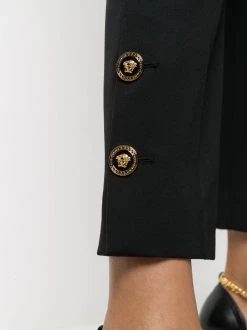 Versace A1008 BLACK Pantalon à Taille Haute Femme -Pas Cher Versace Boutique 15356405 28030748 600