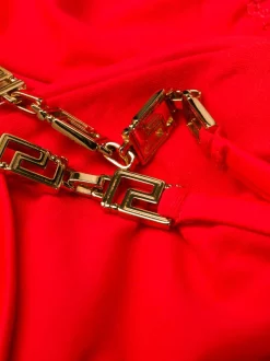 ( Positively Conscious ) Versace Haut De Bikini Noué A1203 ROSSO 5 ( Positively Conscious ) Versace Haut De Bikini Noué A1203 ROSSO -Pas Cher Versace Boutique 15358812 28312211 600