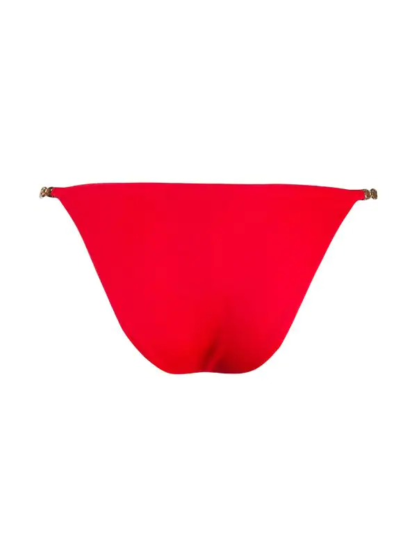 ( Positively Conscious ) Versace A1203 ROSSO Bas De Bikini à Détail De Chaine Femme 2 ( Positively Conscious ) Versace A1203 ROSSO Bas De Bikini à Détail De Chaine Femme – Image 2
