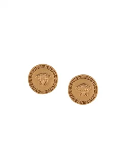 Versace KOT Boucles D'oreilles Medusa à Design Rond Femme