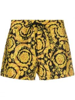 ( Positively Conscious ) Versace Short De Bain à Motif Baroque A7900 PRINT