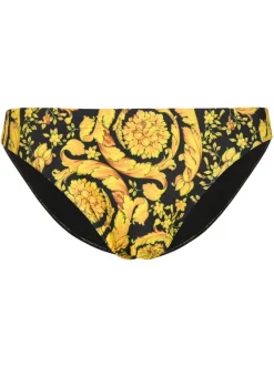 ( Positively Conscious ) Versace Slip De Bain à Imprimé Baroque Homme