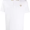 Versace Polo à Col Greca A1001