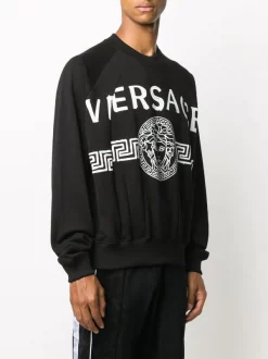 ( Access Edit ) Versace Sweat à Logo Medusa A1008 NERO -Pas Cher Versace Boutique 15363050 28030807 600