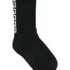 Versace Chaussettes Nervurées à Motif Monogrammé Homme