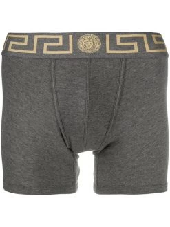 ( Positively Conscious ) Versace Boxer à Bande Greca Homme