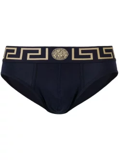 ( Positively Conscious ) Versace A70W Slip à Ceinture Greca Homme