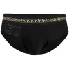 Versace Slip à Logo Imprimé A1008 BLACK