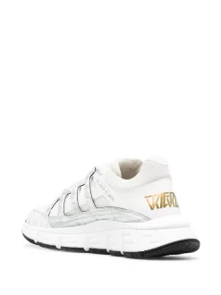 Versace D0191 BIANCO+ORO Baskets Trigreca Homme -Pas Cher Versace Boutique 15425305 29776177 600
