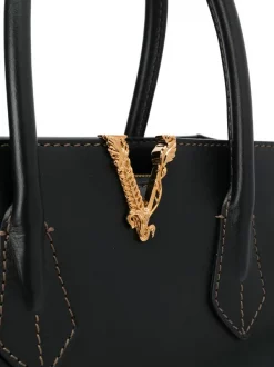 Versace KVO41 BLACK Sac Cabas Virtus Femme -Pas Cher Versace Boutique 15426714 29163179 600