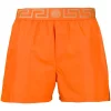 Versace Short De Bain à Bande Greca Homme