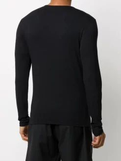 Versace T-shirt à Longues Manches A1008 NERO -Pas Cher Versace Boutique 15517950 28141793 600