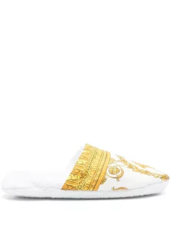 Versace Chaussons à Imprimé Medusa Femme