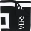 Versace écharpe Greca à Logo A2024 NERO - BIANCO
