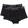 Versace A1A8 BLACK Lot De 2 Boxers à Bande Logo Homme