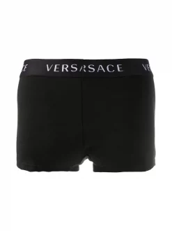 Versace A1A8 BLACK Lot De 2 Boxers à Bande Logo Homme -Pas Cher Versace Boutique 15591348 28102353 600