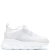 Versace D01 BIANCO Baskets à Semelle épaisse Homme