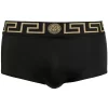 Versace A80G NERO GRECA ORO Slip De Bain à Imprimé Greca Homme