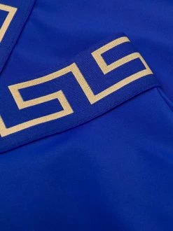 Versace Slip De Bain à Bande Greca A85K BLUETTE ELASTICO BLUETTE/ORO -Pas Cher Versace Boutique 15680919 28516434 600