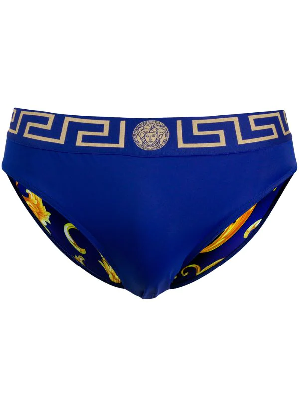 ( Positively Conscious ) Versace Slip De Bain à Bande Greca Homme 1 ( Positively Conscious ) Versace Slip De Bain à Bande Greca Homme