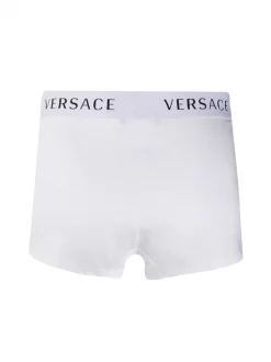 Versace Lot De Deux Slips à Bande Logo A94Z Bianco -Pas Cher Versace Boutique 15692234 28710840 600