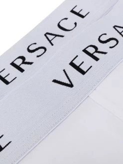 Versace Lot De Deux Slips à Bande Logo A94Z Bianco -Pas Cher Versace Boutique 15692234 28715281 600