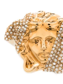 Versace KCVO GOLD Bague Palazzo Dia à Ornements Femme -Pas Cher Versace Boutique 15789382 31330000 600