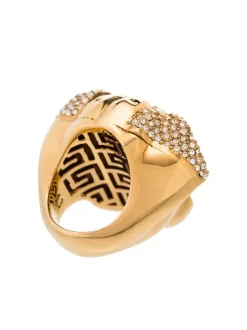 Versace KCVO GOLD Bague Palazzo Dia à Ornements Femme -Pas Cher Versace Boutique 15789382 31330001 600