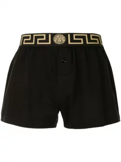 ( Positively Conscious ) Versace A80G Boxer à Bande Greca Homme