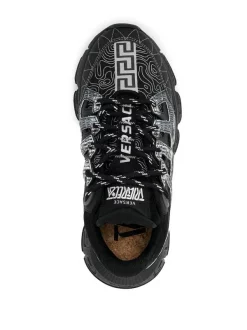 Versace D4192 NERO ARGENTO Baskets Trigreca Femme -Pas Cher Versace Boutique 15886803 29453872 600