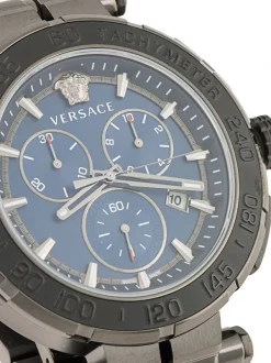 Versace GUNMETAL Montre Chronographe Greca 45 Mm Homme 8 Versace GUNMETAL Montre Chronographe Greca 45 Mm Homme -Pas Cher Versace Boutique 15887106 33162523 600