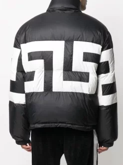 Versace Veste Matelassée à Imprimé Greca A1008 NERO -Pas Cher Versace Boutique 15981955 30707422 600