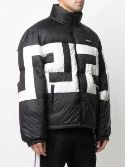 Versace Veste Matelassée à Imprimé Greca A1008 NERO -Pas Cher Versace Boutique 15981955 30709578 600