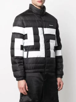 Versace Doudoune à Imprimé Géométrique Homme -Pas Cher Versace Boutique 15981984 30920389 600