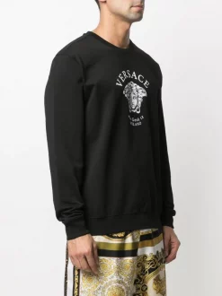 Versace Sweat à Logo Medusa A1008 NERO -Pas Cher Versace Boutique 15981986 30322906 600