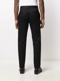 Versace Pantalon De Costume à Logo Brodé 1B000 NERO -Pas Cher Versace Boutique 15981993 30429419 600
