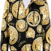 ( Access Edit ) Versace Hoodie Imprimé Medusa 5B000 NERO+ ORO