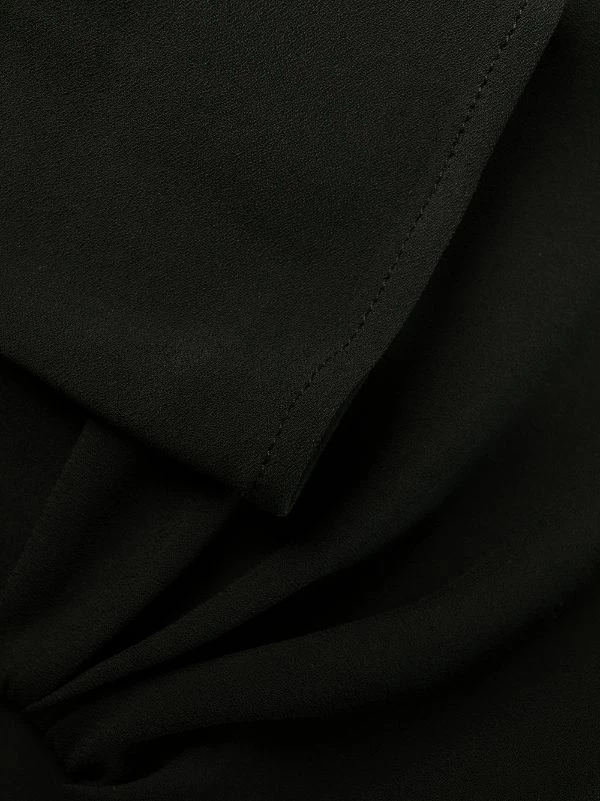 Versace Robe Mi-longue à Détails De Découpes A1008 NERO 7 Versace Robe Mi-longue à Détails De Découpes A1008 NERO – Image 7