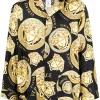 ( Access Edit ) Versace Chemise De Pyjama à Imprimé Medusa Homme