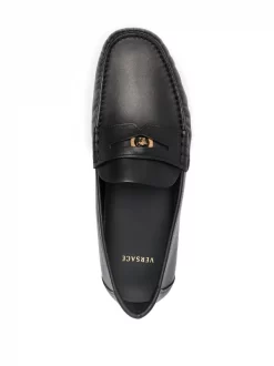 Versace KVO41 NERO + ORO VERSACE Mocassins Medusa Homme -Pas Cher Versace Boutique 15984077 31557841 600