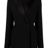 Versace Blazer à Boutonnière Croisée A1008 NERO