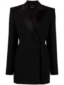 Versace Blazer à Boutonnière Croisée A1008 NERO