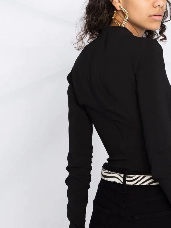 Versace A1008 NERO Body à Détail D'anneau Femme 5 Versace A1008 NERO Body à Détail D'anneau Femme – Image 5