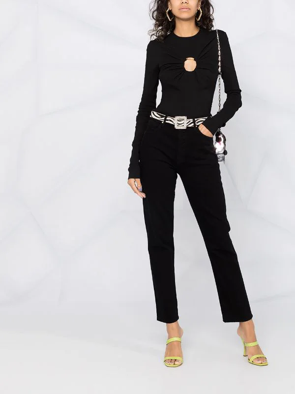 Versace A1008 NERO Body à Détail D'anneau Femme 2 Versace A1008 NERO Body à Détail D'anneau Femme – Image 2