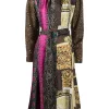 Versace Robe Mi-longue Imprimée Femme