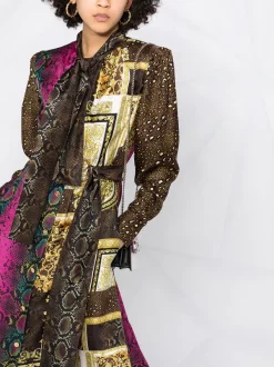 Versace Robe Mi-longue Imprimée Femme -Pas Cher Versace Boutique 15985153 30459260 600